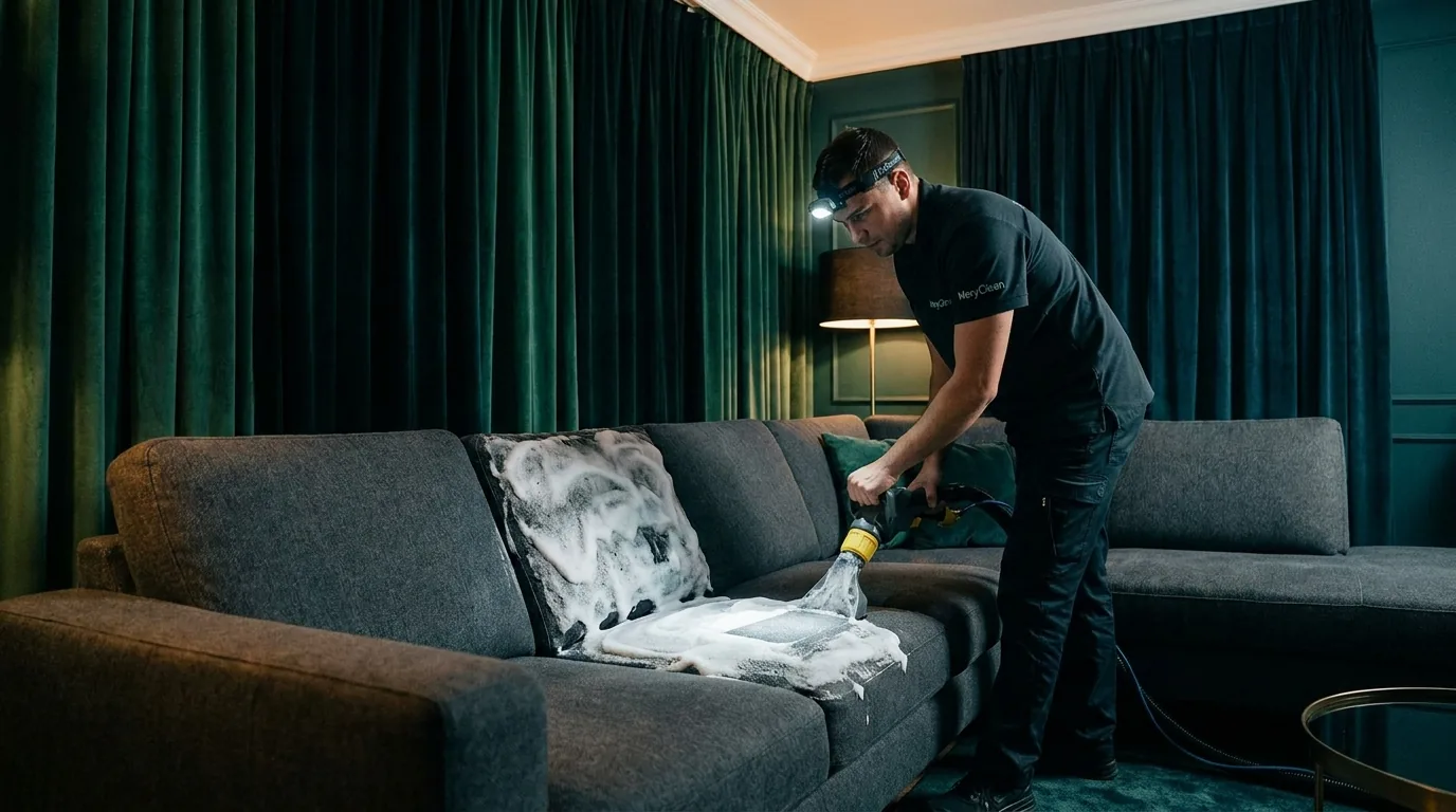 Nettoyage de canapé et moquette à Lyon Est par Mery'clean